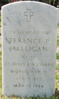 TERENCE HALLIGAN grave marker
