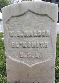 WILLIAM WALDEN grave marker
