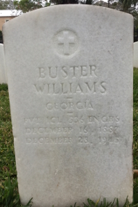 BUSTER WILLIAMS grave marker