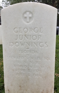 GEORGE DOWNINGS grave marker
